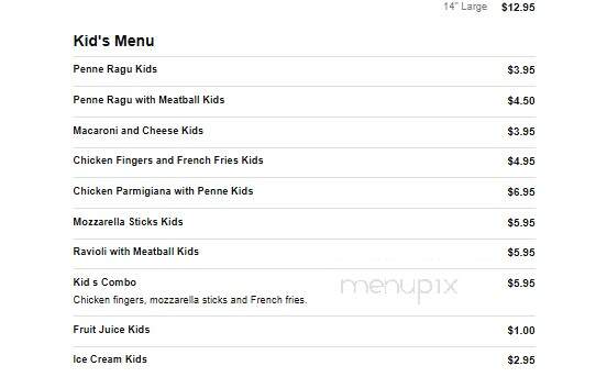 Alfonso's 202 - Flemington, NJ menu_pic