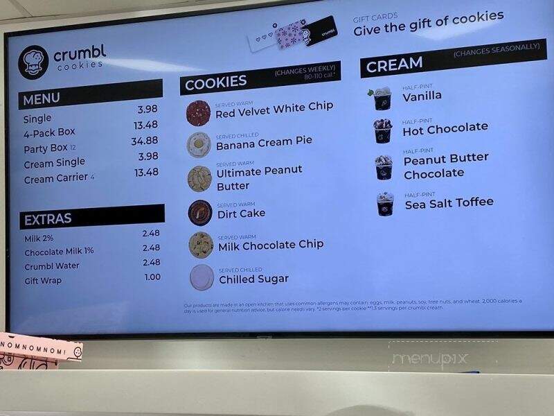 Crumbl Cookies - Schaumburg, IL menu_pic