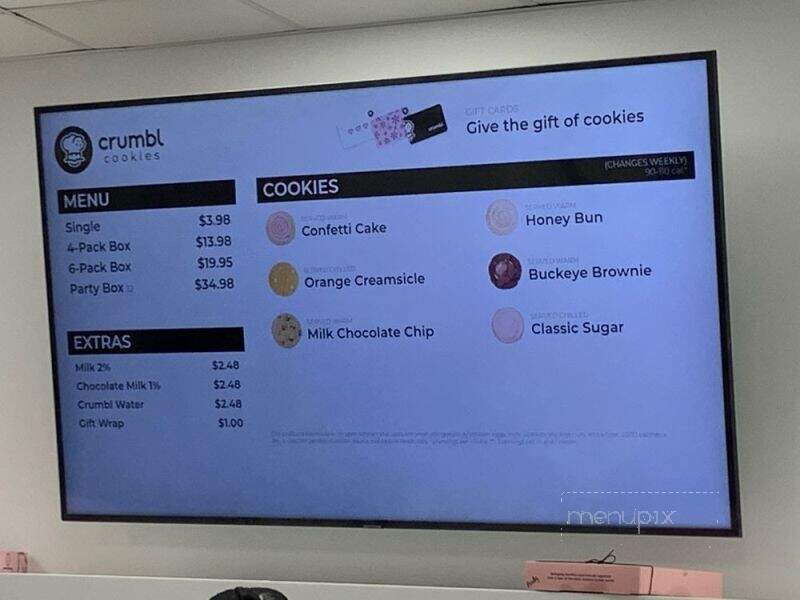 Crumbl Cookies - Schaumburg, IL menu_pic