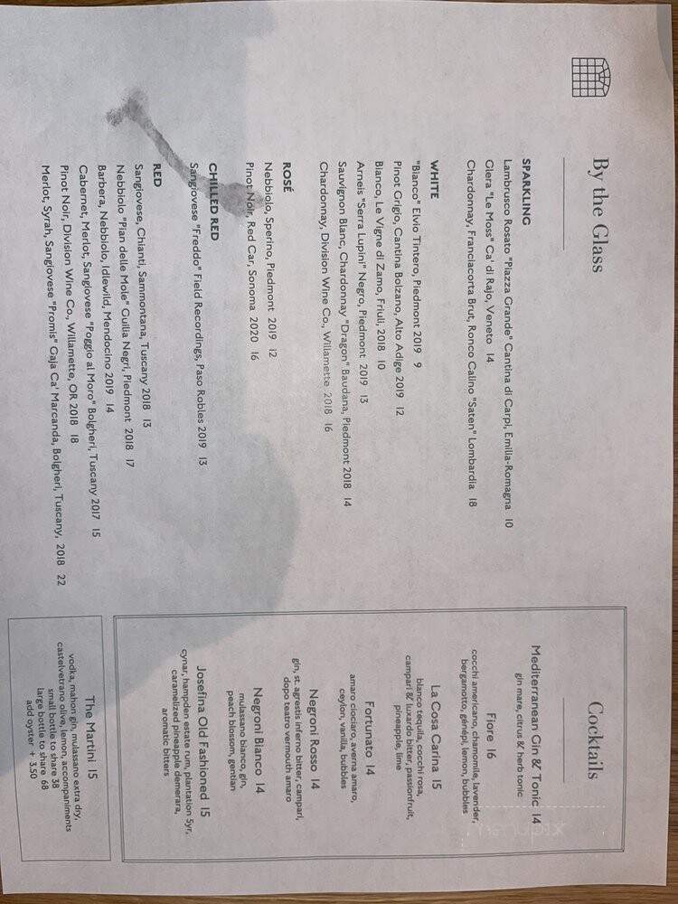 Josefina - Wayzata, MN menu_pic
