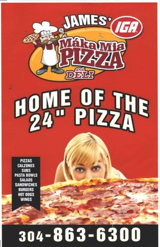 Maka Mia Pizza - Washington, WV menu_pic