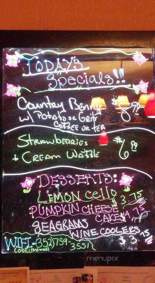 Sparky's Place - Astor, FL menu_pic