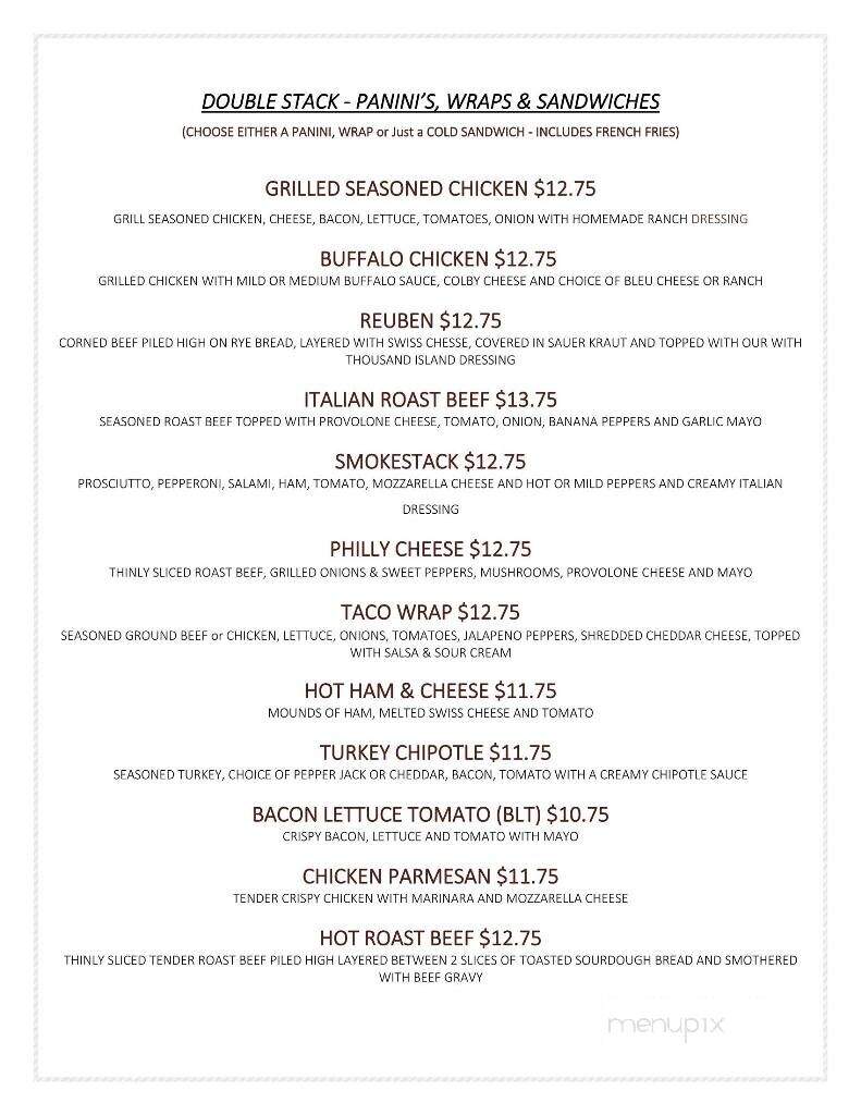 Station 26 - Cohocton, NY menu_pic