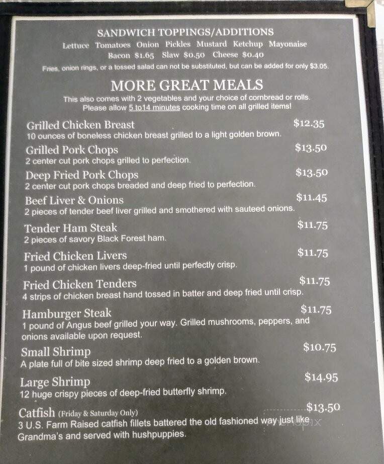 Midway Meal House - Alpharetta, GA menu_pic
