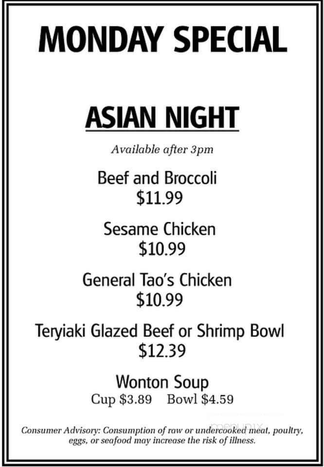 Cane Garden - The Villages, FL menu_pic