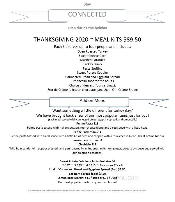 Connected - Peoria, IL menu_pic