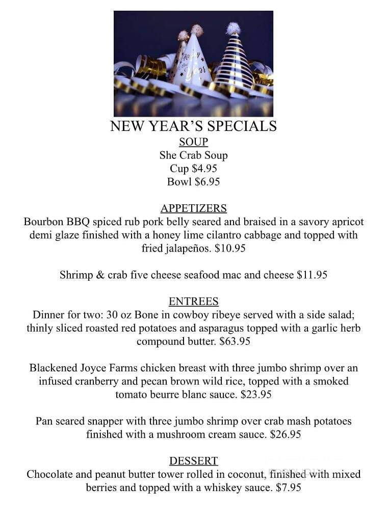 Copper Premium Pub - Clover, SC menu_pic