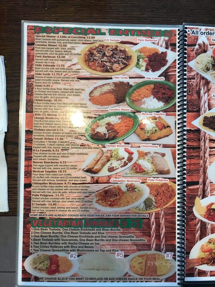 El Rancho Nuevo - Weldon Spring, MO menu_pic