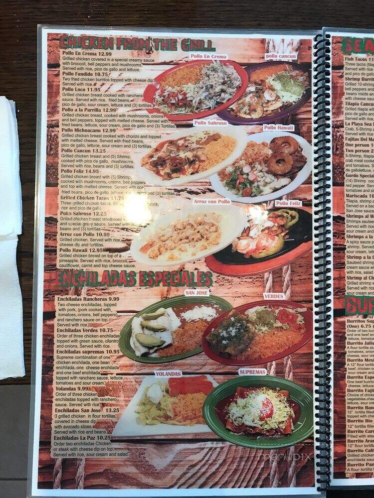 El Rancho Nuevo - Weldon Spring, MO menu_pic