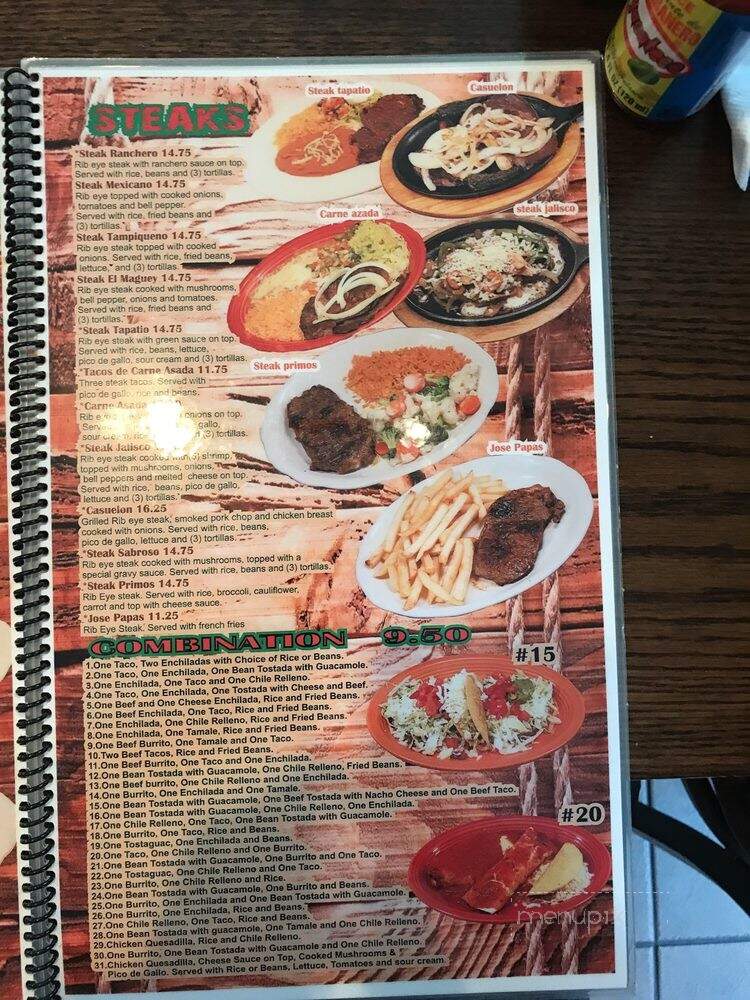 El Rancho Nuevo - Weldon Spring, MO menu_pic