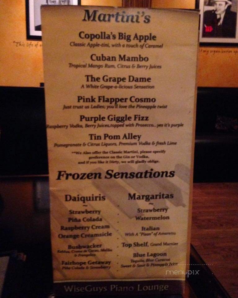 Gambino's Italian Grill - Fairhope, AL menu_pic