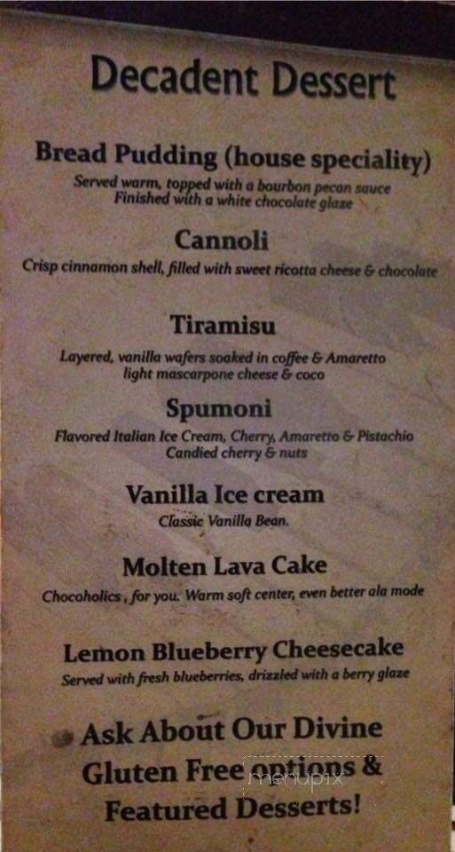 Gambino's Italian Grill - Fairhope, AL menu_pic