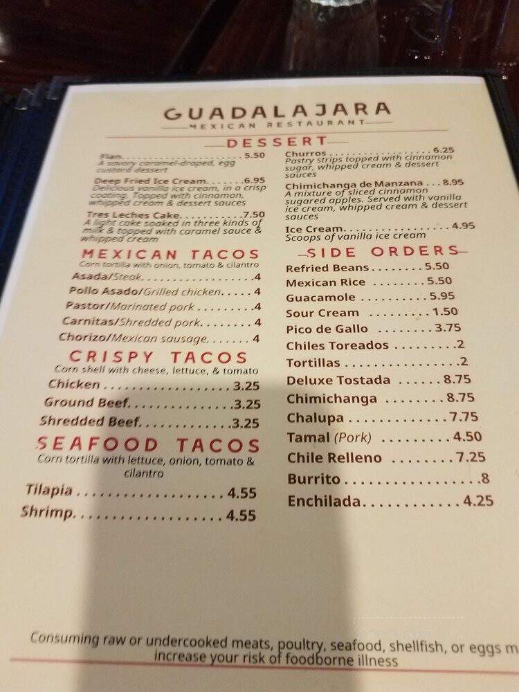 Guadalajara Mexican Restaurant - Redding, CA