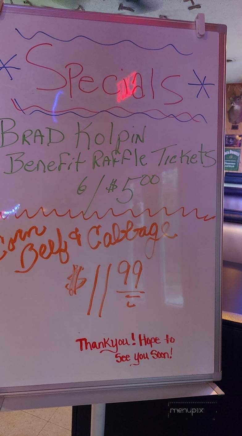 Johann's Bar & Grill - Coloma, WI menu_pic