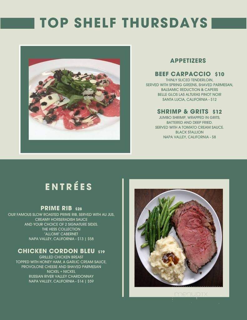 The Lighthouse - Seneca, SC menu_pic