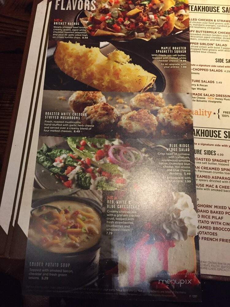 Longhorn Steakhouse - Elizabethtown, KY menu_pic