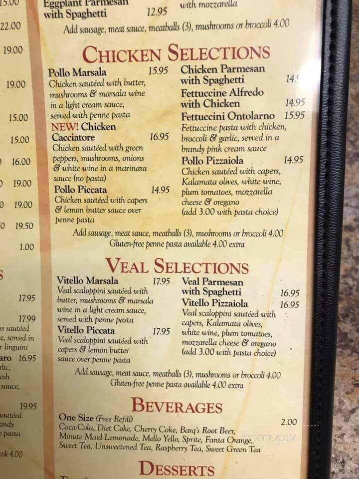 Mamma's Pizza - Loganville, PA menu_pic