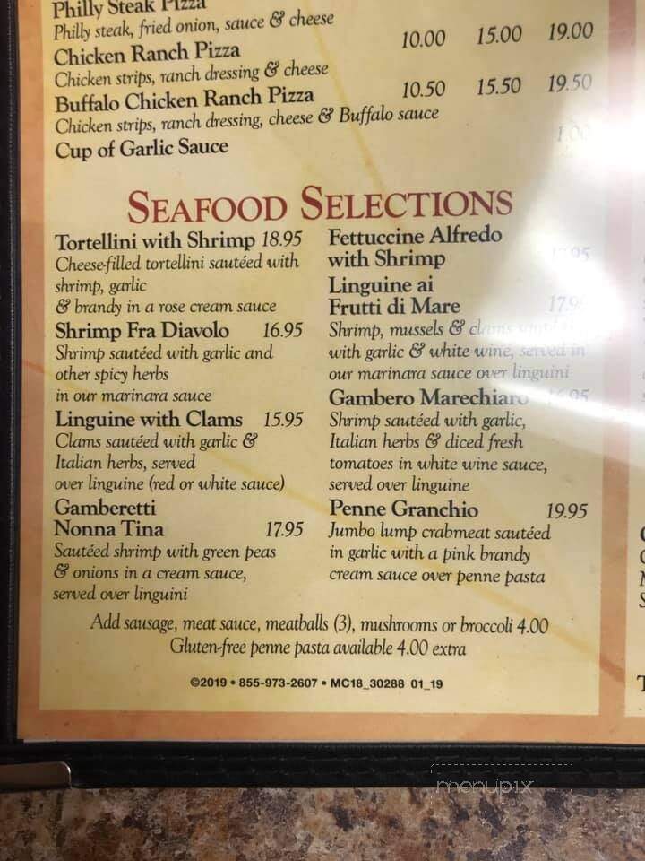 Mamma's Pizza - Loganville, PA menu_pic