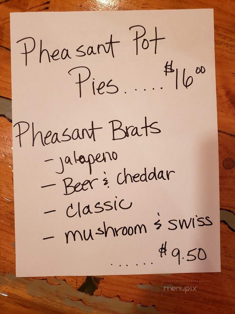 Mecan River Outfitters & Lodge - Princeton, WI menu_pic