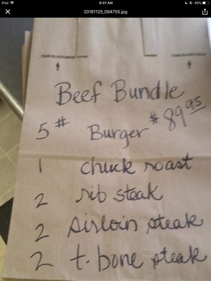 Mecan River Outfitters & Lodge - Princeton, WI menu_pic
