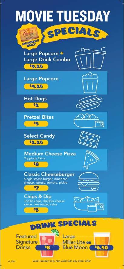 Movie Tavern Juban Crossing - Denham Springs, LA menu_pic