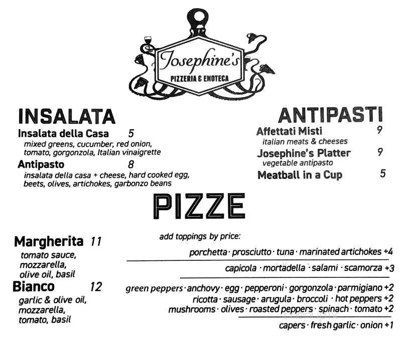 Nap's Cucina Mia - Indiana, PA menu_pic