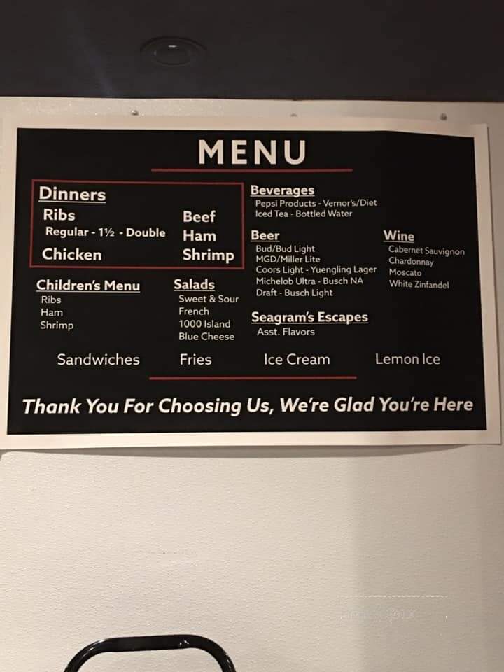 New Riegel Cafe - New Riegel, OH menu_pic