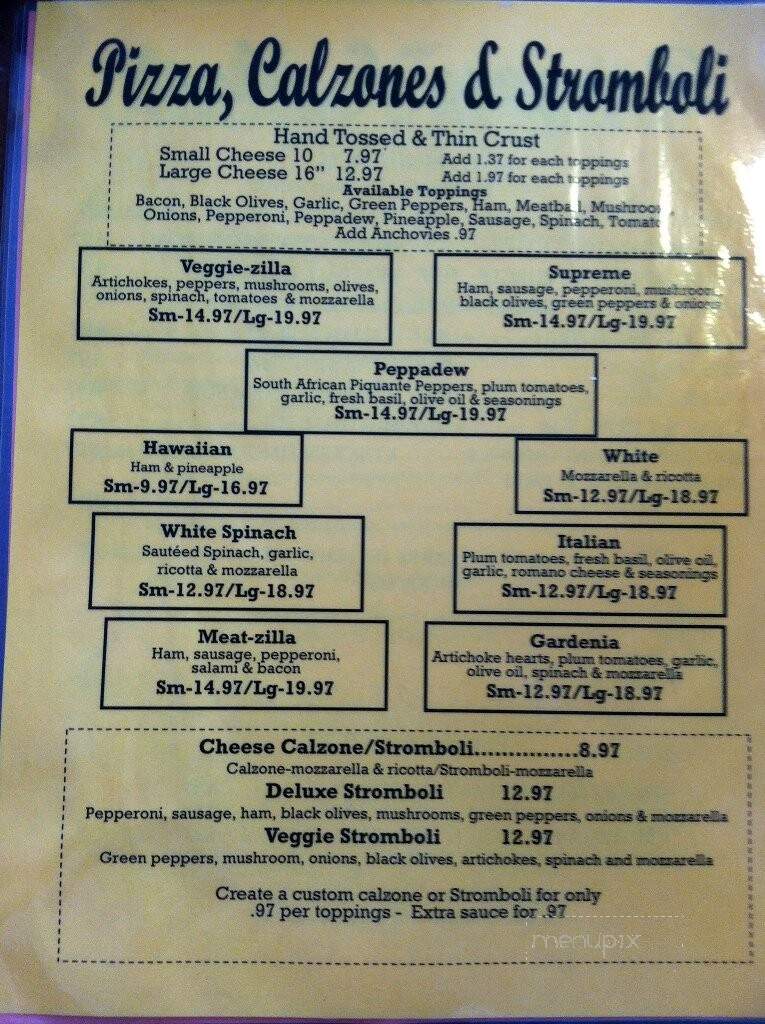 Ricaltini's - Englewood, FL menu_pic