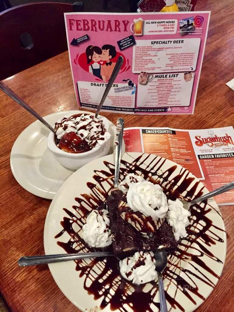 Sugarbush Tavern - Chesterfield, MI menu_pic