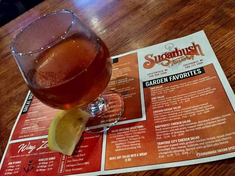 Sugarbush Tavern - Chesterfield, MI menu_pic