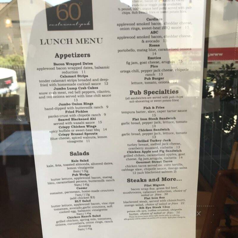 The Cambria Pub and Steakhouse - Cambria, CA menu_pic