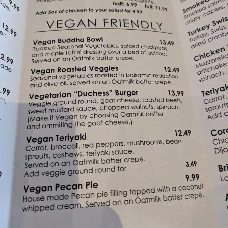 Naked Crepe - Wolfville, NS menu_pic