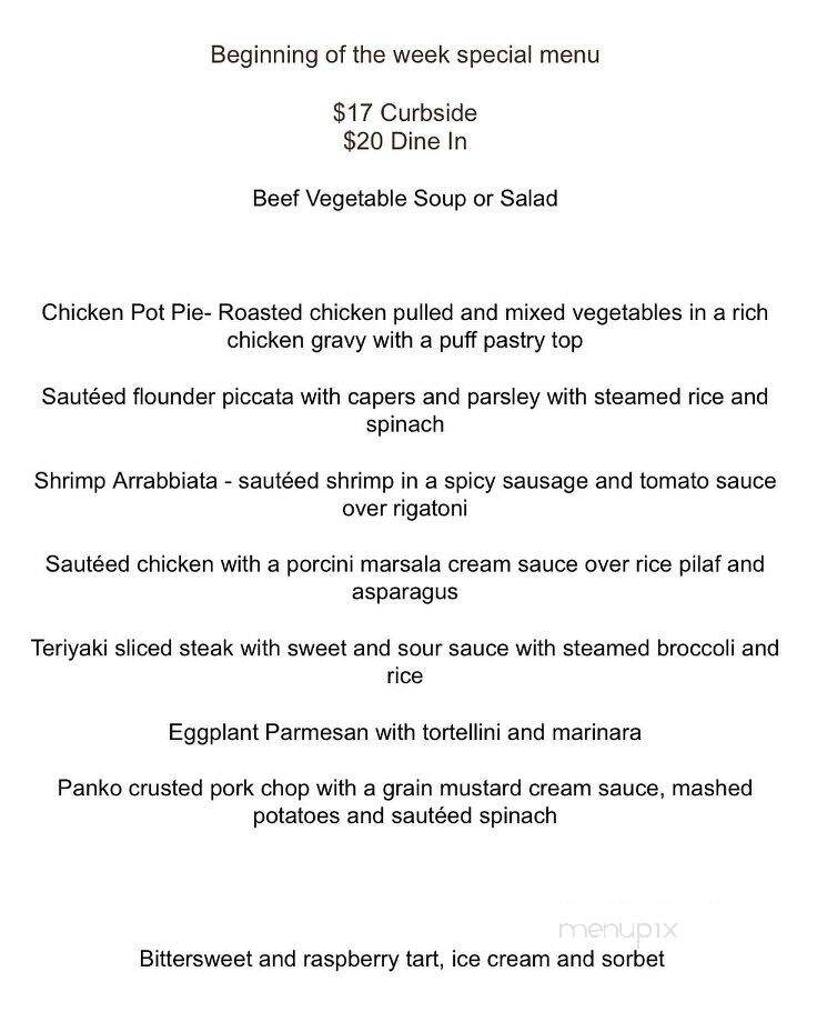 Serenity Cafe - Toms River, NJ menu_pic