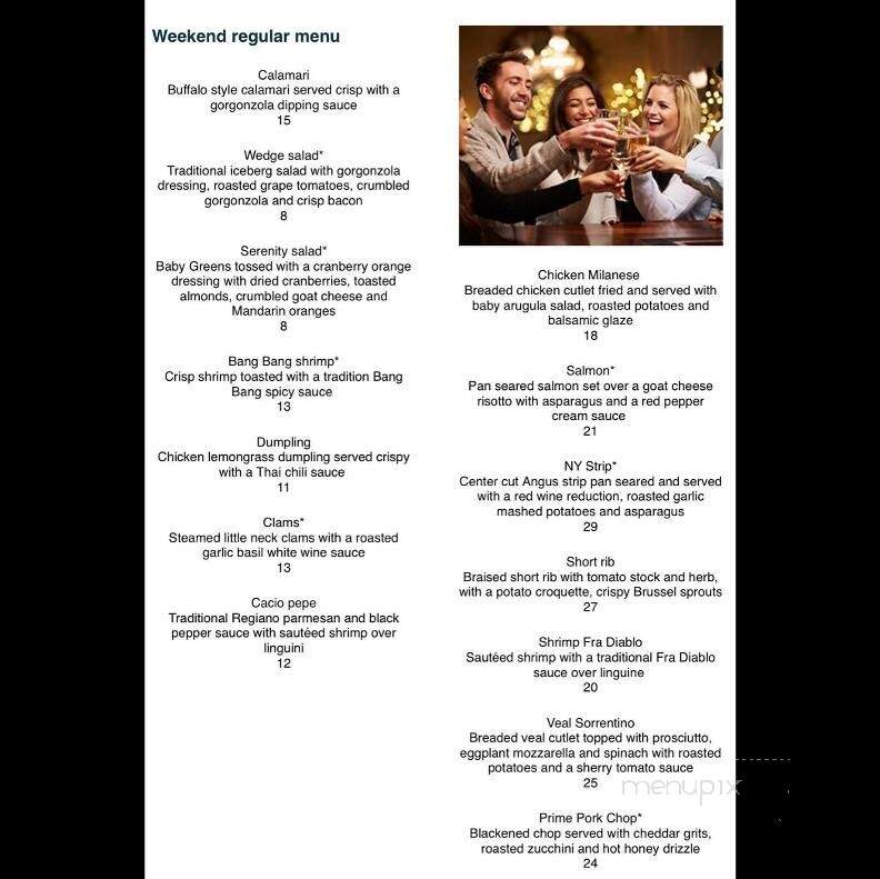 Serenity Cafe - Toms River, NJ menu_pic