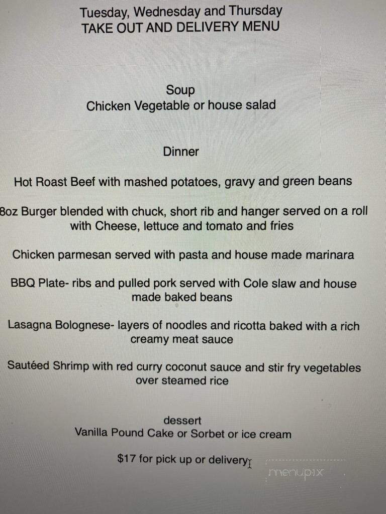 Serenity Cafe - Toms River, NJ menu_pic
