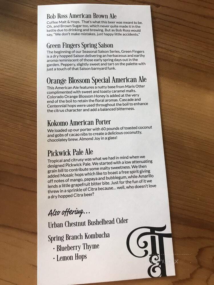 Tie & Timber Beer Co - Springfield, MO