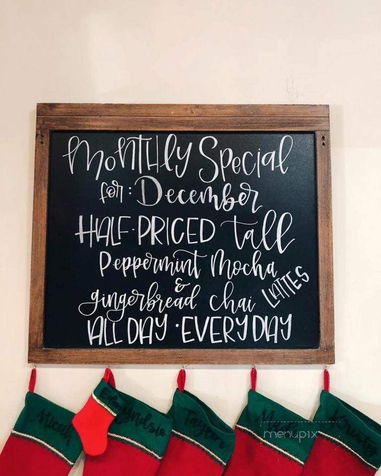 Warehouse Coffee - Hartselle, AL menu_pic