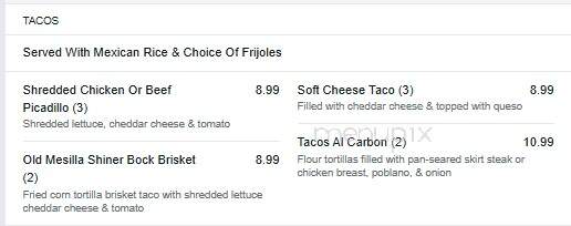 Mi Familia - Brady, TX menu_pic