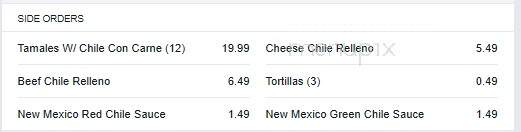 Mi Familia - Brady, TX menu_pic