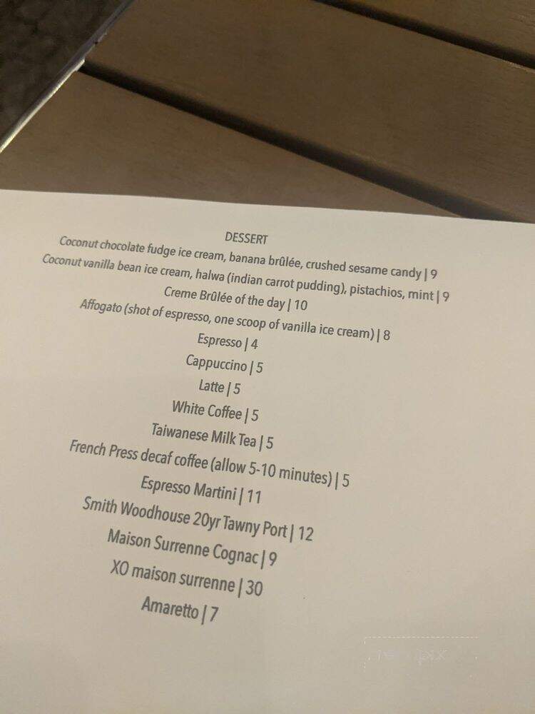 Akar - St. Louis, MO menu_pic