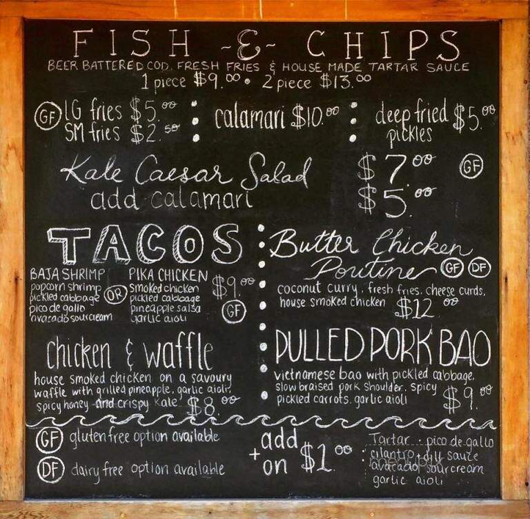 Breakwater Cafe - Victoria, BC menu_pic