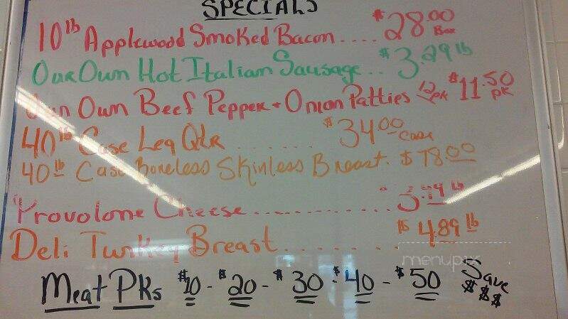 Brenneman's Meat Market - Huntingdon, PA menu_pic