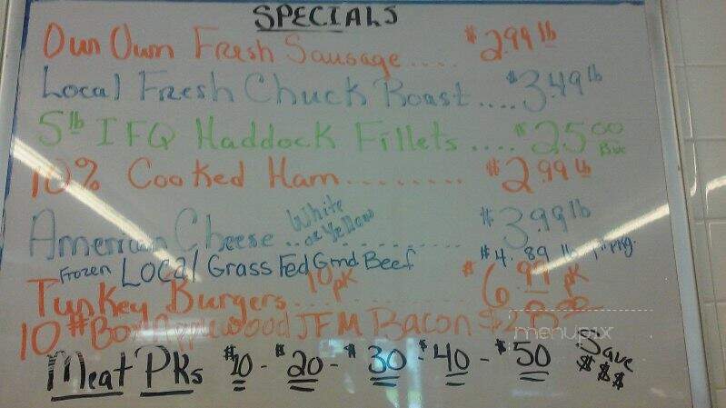 Brenneman's Meat Market - Huntingdon, PA menu_pic