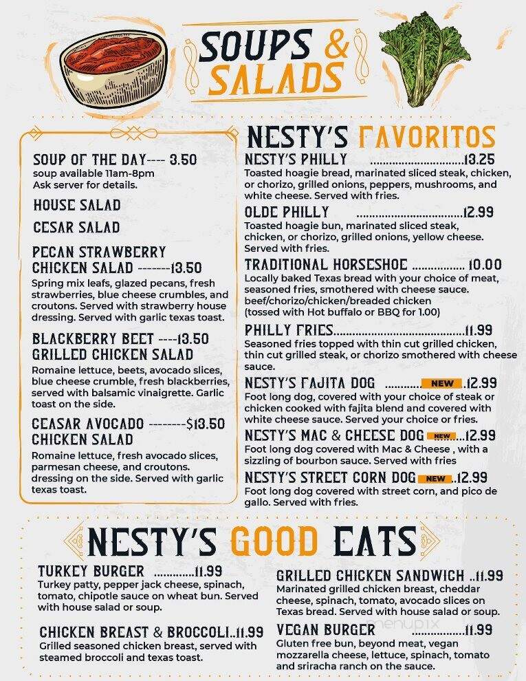 Nesty's Burger Joint - Taylorville, IL menu_pic