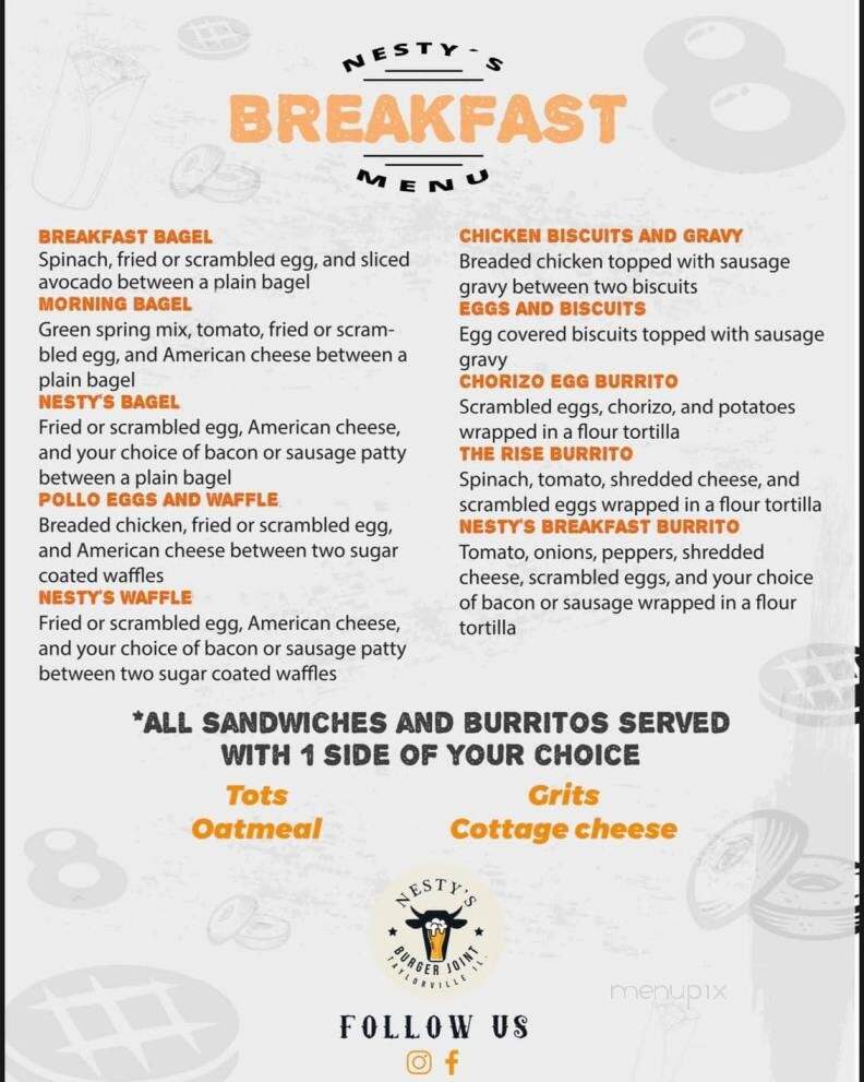 Nesty's Burger Joint - Taylorville, IL menu_pic