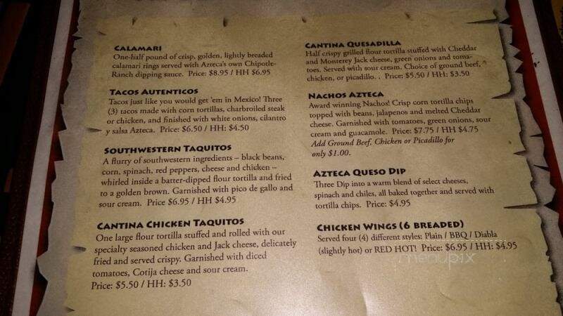 Casa Ramos - Centralia, WA menu_pic