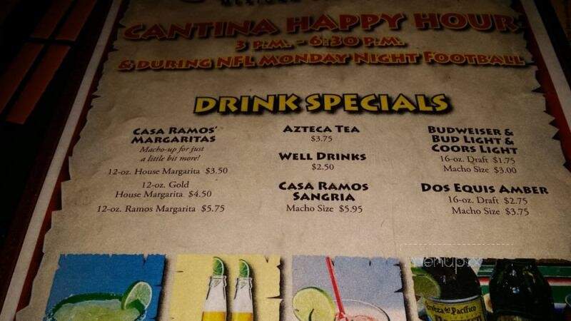 Casa Ramos - Centralia, WA menu_pic