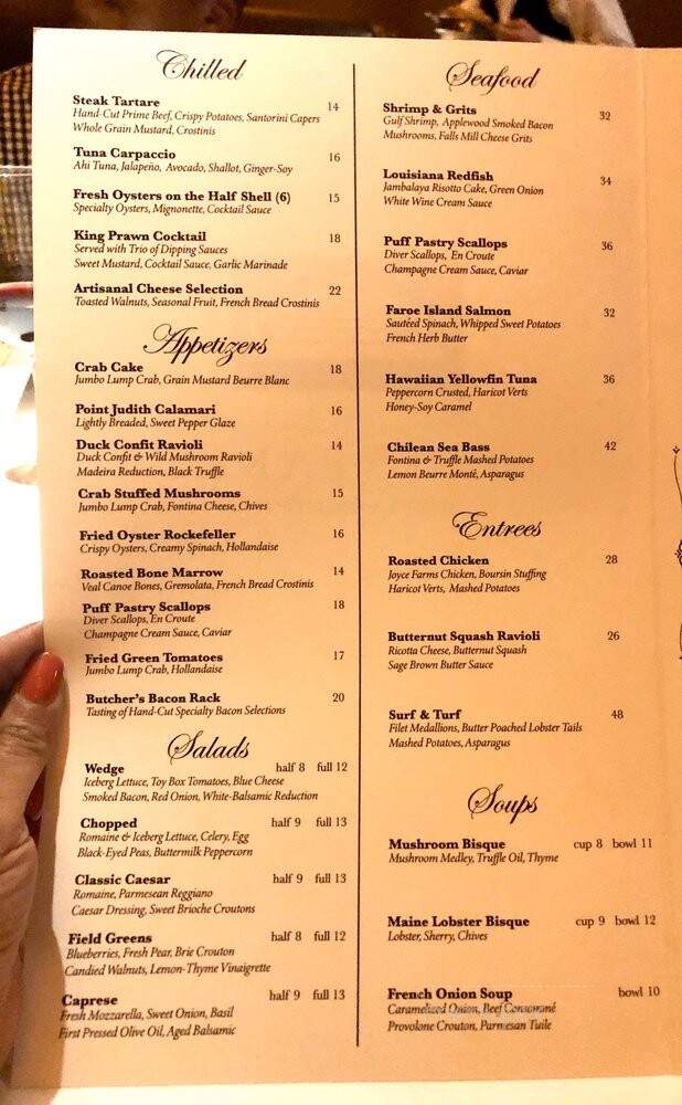 Porch and Parlor - Memphis, TN menu_pic