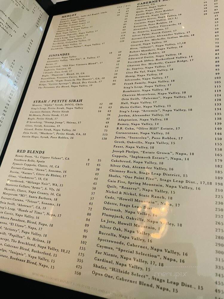 Porch and Parlor - Memphis, TN menu_pic