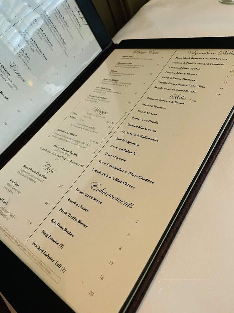 Porch and Parlor - Memphis, TN menu_pic